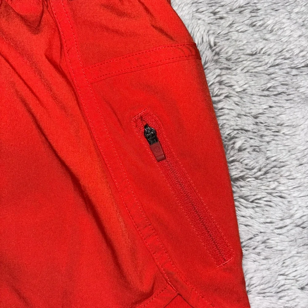 Lululemon Orange Athletic Shorts - Picture 3 of 4